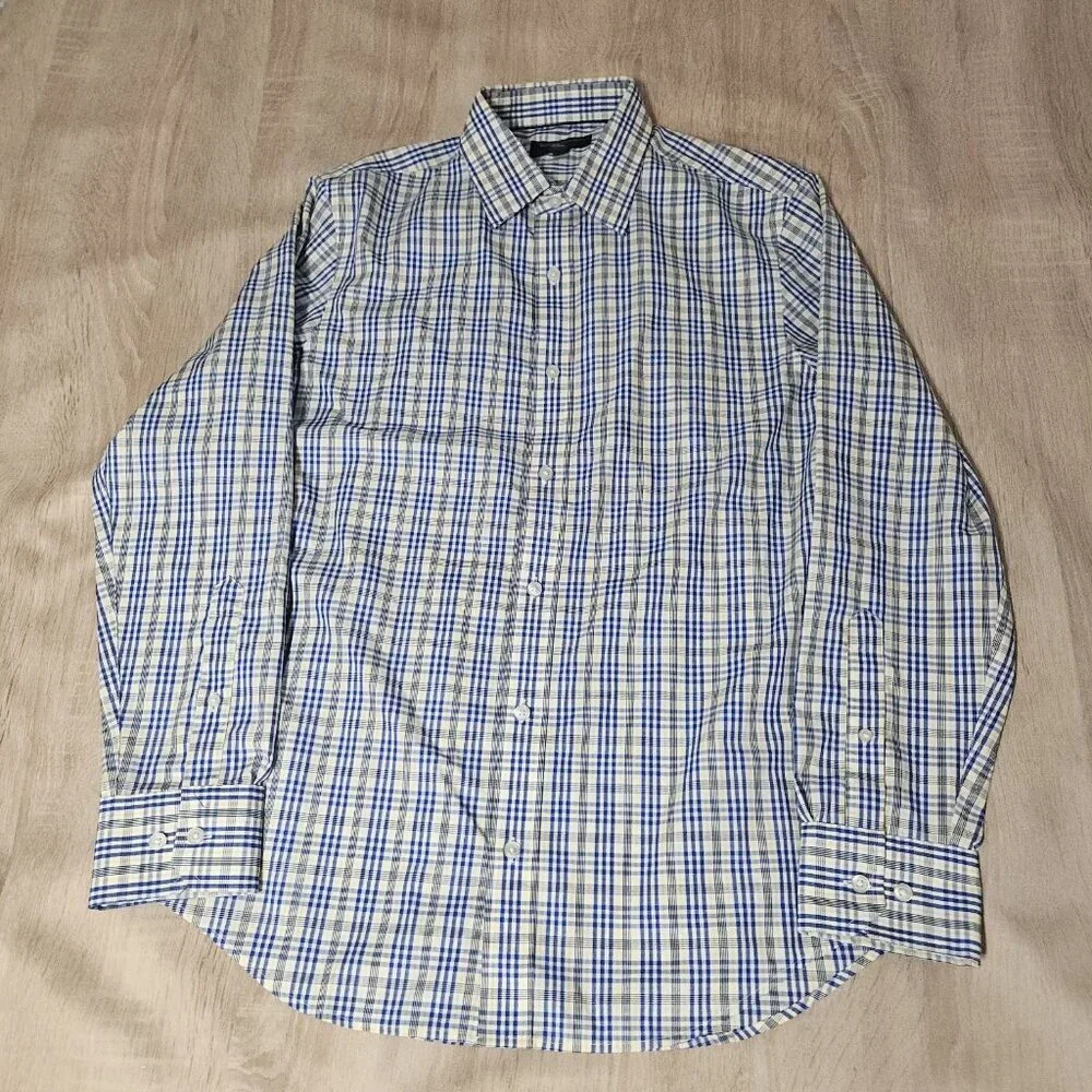Lot Of 2 Mens Size M Banana Republic Non Iron Slim Fit Button Up Shirts Colorful